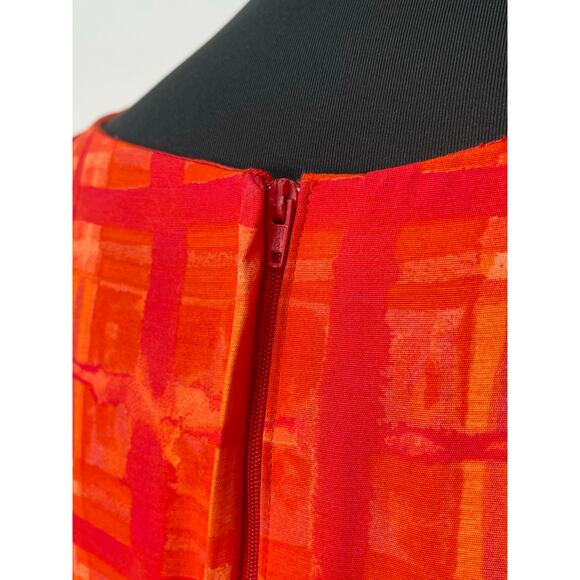 NWT Rabbit Rabbit Rabbit Designs 18W Bright Orange Short Sleeve Dress - Picture 4 of 11